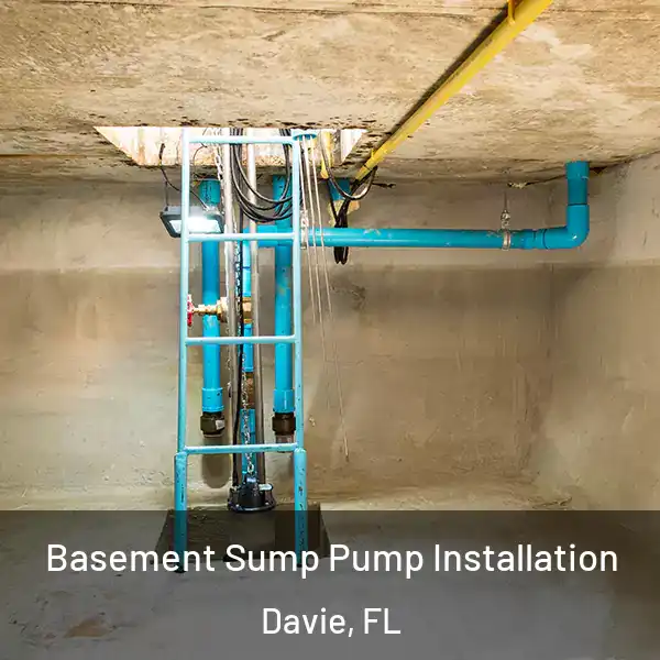  Basement Sump Pump Installation Davie, FL